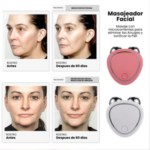 Masajeador Facial Con Microcorriente para Rejuvenecer La Piel 💆💕