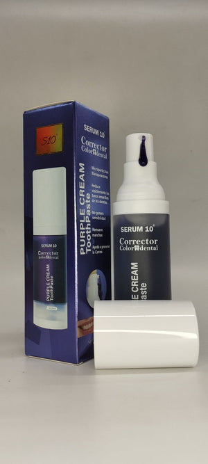 Crema Dental Morada Blanqueadora